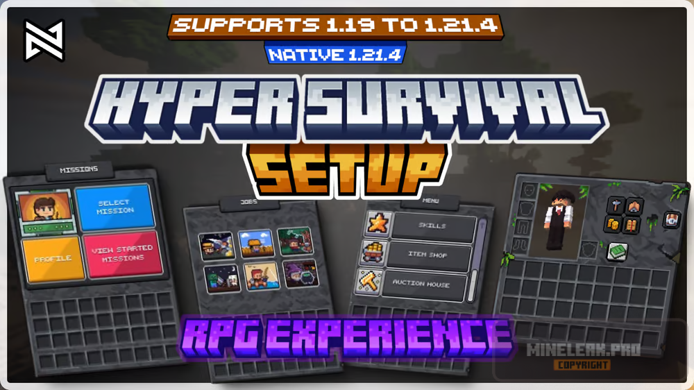 Ресурс 'HYPER SURVIVAL SETUP |  Quest's and RPG'